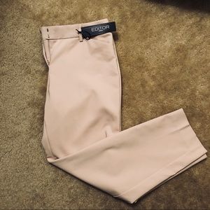 Straight ankle dress pants